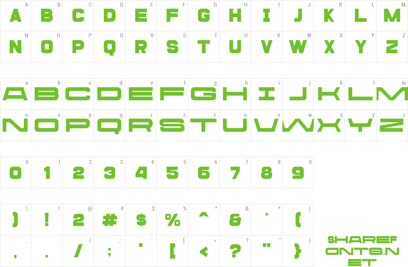 Font Aron Wergel preview